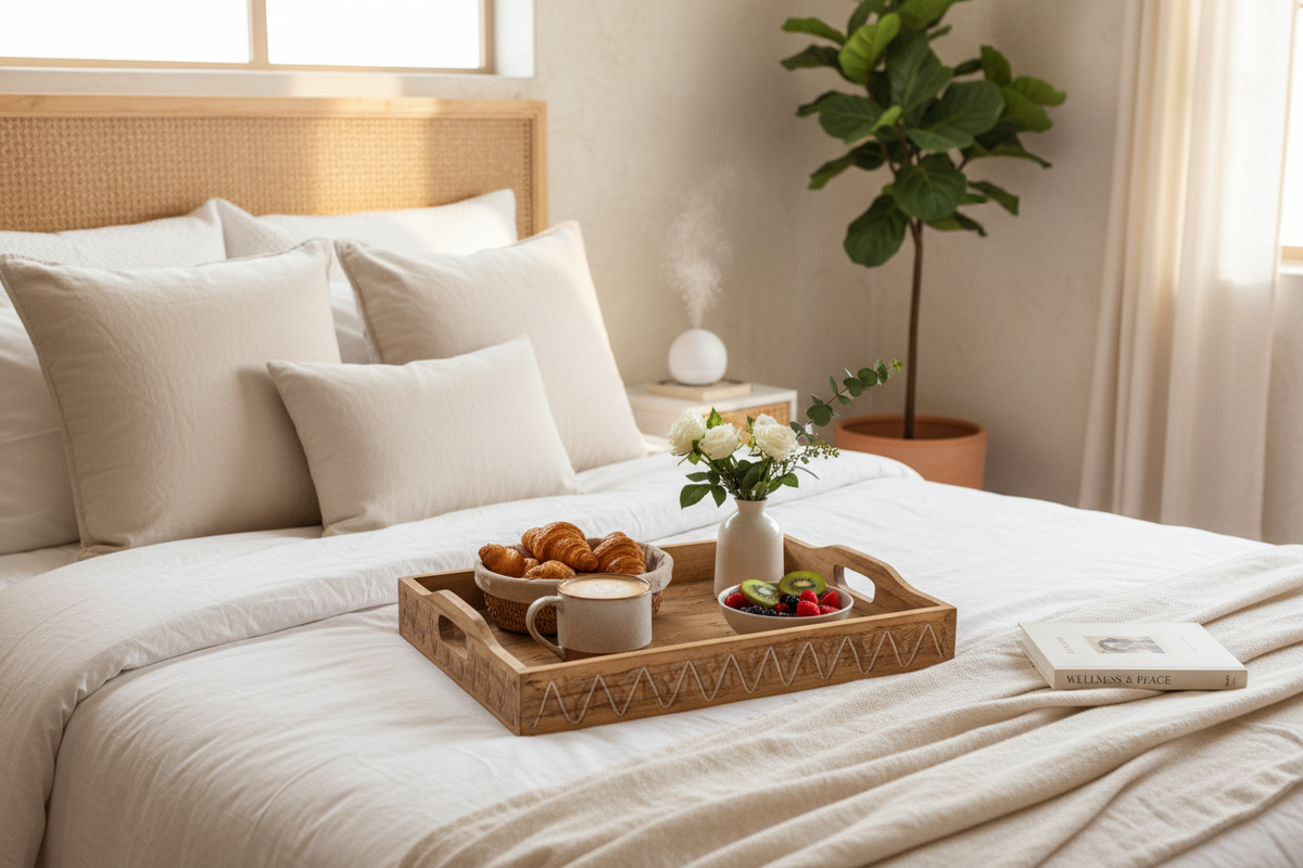 Self-Care Sunday: How to Use Bed Trays for the Ultimate Breakfast in Bed