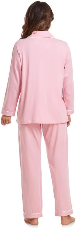 Women's 100% Cotton Pajama Set - Long Sleeve - 2 Piece