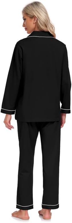 Women's 100% Cotton Pajama Set - Long Sleeve - 2 Piece