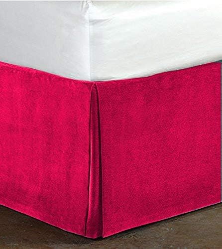Velvet Bed Skirt - Queen - 18 in Drop