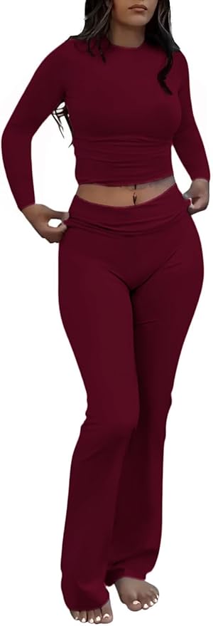 Women's Pants Pajama Set - Long Sleeve - 2 Piece