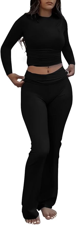 Women's Pants Pajama Set - Long Sleeve - 2 Piece