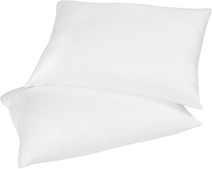 100% Cotton Bed Pillow - Standard - 20 x 26 in - 2 Piece