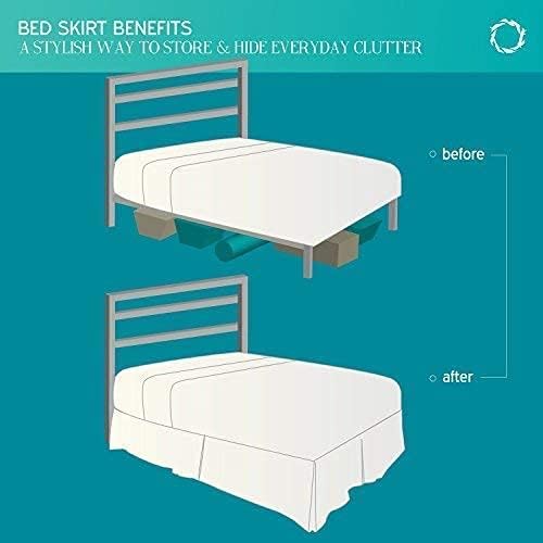 Velvet Bed Skirt - Full - 18 in Drop