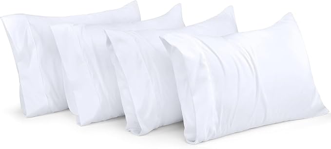 Microfiber Pillowcase Set - Queen - 20 x 30 in - 4 Pack