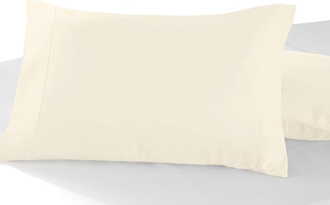 100% Cotton Pillowcase Set - King - 2 Piece