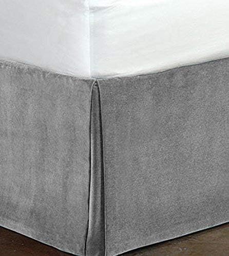 Velvet Bed Skirt - Queen - 15 in Drop