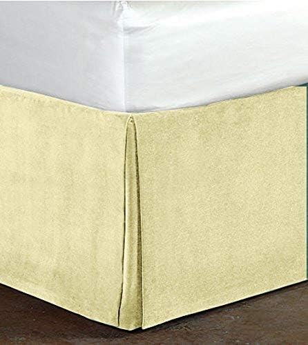 Velvet Bed Skirt - King - 18 in Drop