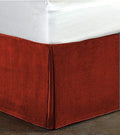 Velvet Bed Skirt - King - 18 in Drop