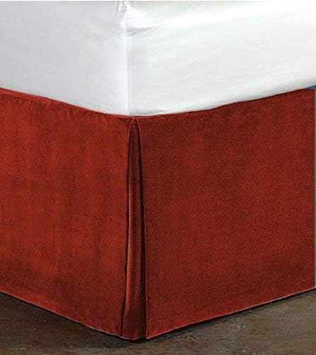Velvet Bed Skirt - Queen - 18 in Drop
