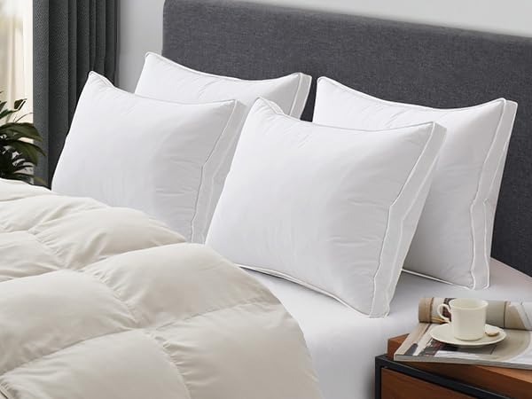 100% Cotton Bed Pillow - Standard - 2 Piece