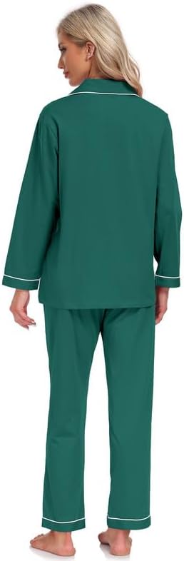 Women's 100% Cotton Pajama Set - Long Sleeve - 2 Piece