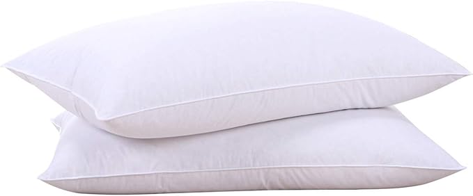 100% Cotton Bed Pillow - Standard - 2 Piece