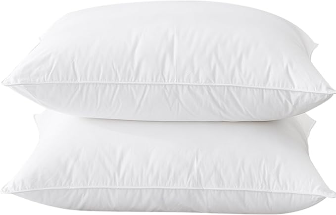 100% Cotton Bed Pillow - Queen - 2 Piece