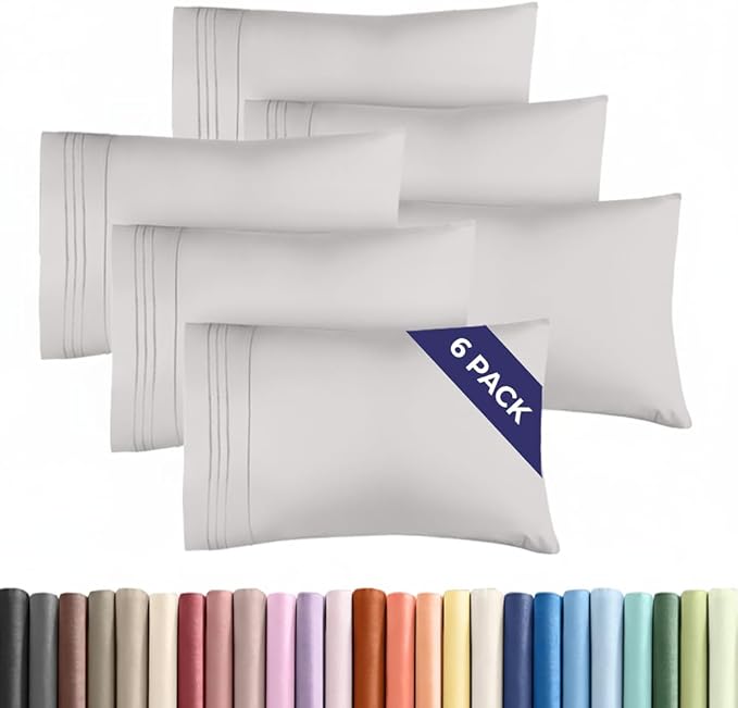 Pillowcase Set - Standard - 6 Piece