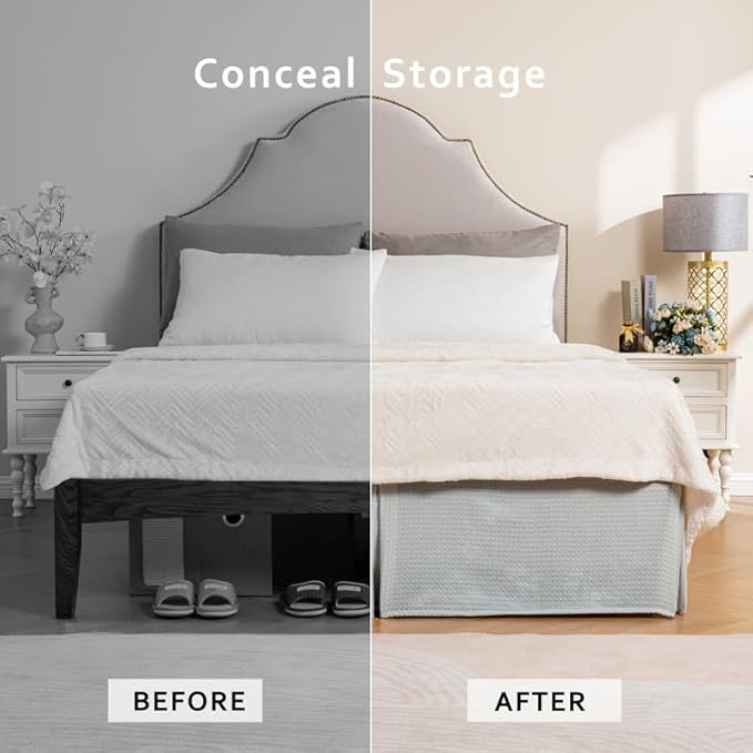 Bed Skirt - King - 16 in Drop