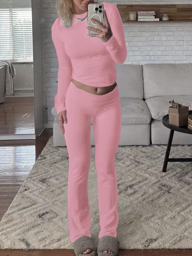 Women's Pants Pajama Set - Long Sleeve - 2 Piece
