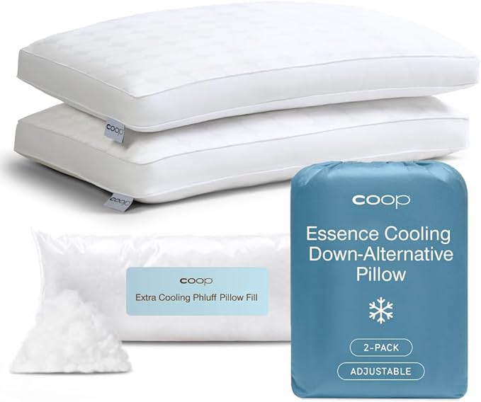 Down Alternative Cooling Bed Pillow - King - 2 Piece
