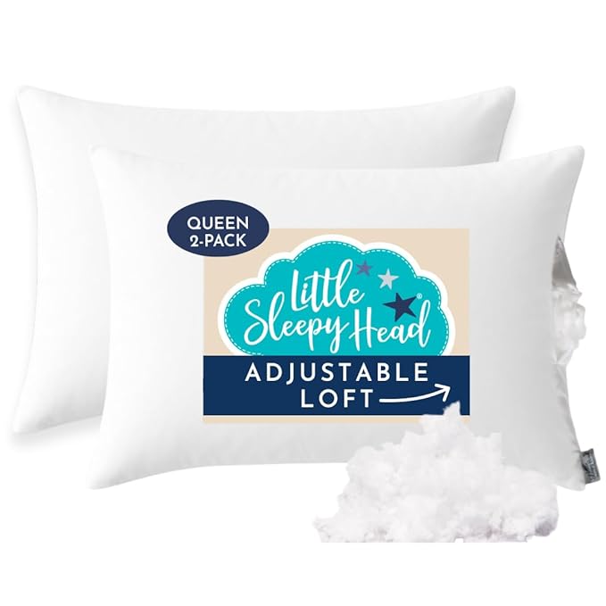 Hypoallergenic Bed Pillow - Queen - 2 Piece