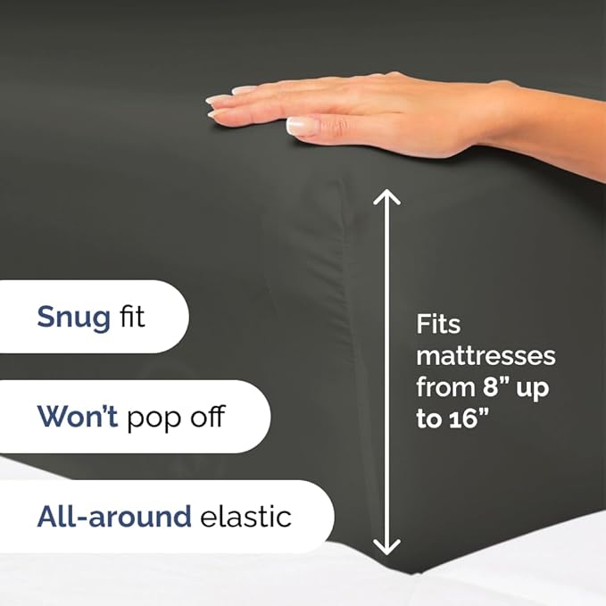 Cooling Bed Sheet Set - King - 4 Piece