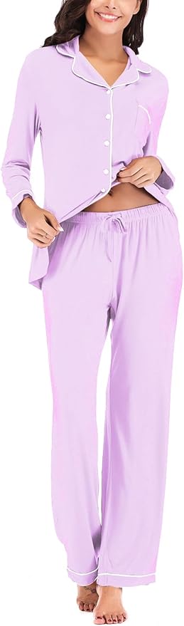 Women's Pajama Set - Long Sleeve - 2 Piece