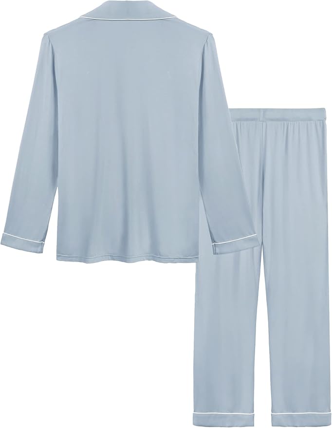 Women's Bamboo Cooling Pajama Set - Long Sleeve