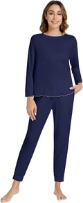 Women's Bamboo Pants Pajama Set - Long Sleeve - 2 Piece