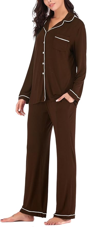 Women's Pajama Set - Long Sleeve - 2 Piece