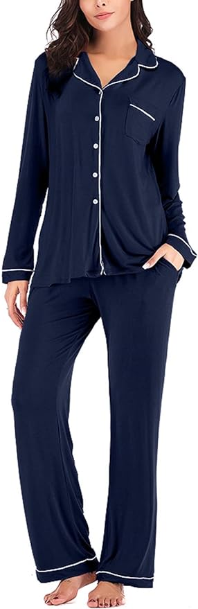 Women's Pajama Set - Long Sleeve - 2 Piece