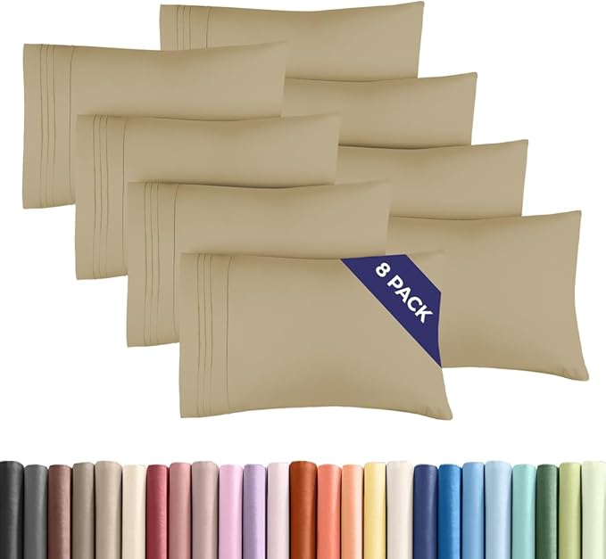 Pillowcase Set - Queen - 8 Piece
