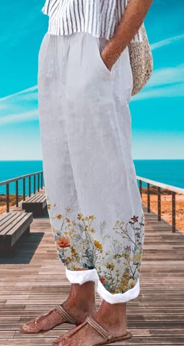 Women's Linen Loungewear - Pants