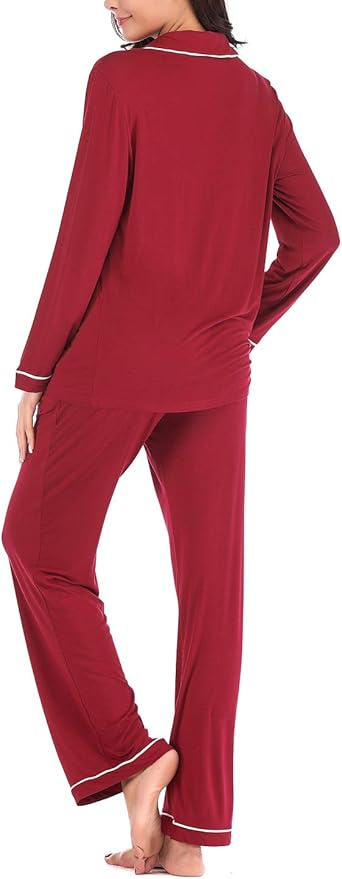 Women's Pajama Set - Long Sleeve - 2 Piece