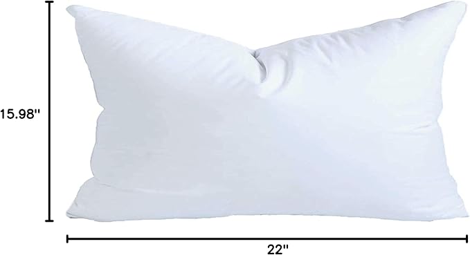 Down Alternative Hypoallergenic Pillow Insert - 16 x 22 in