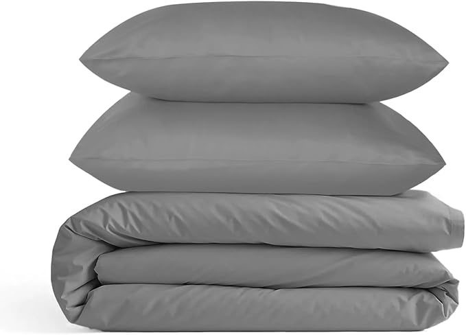 100% Cotton Duvet Cover Set - King - 3 Piece
