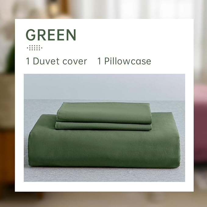 Linen Duvet Cover Set - Twin - 2 Piece