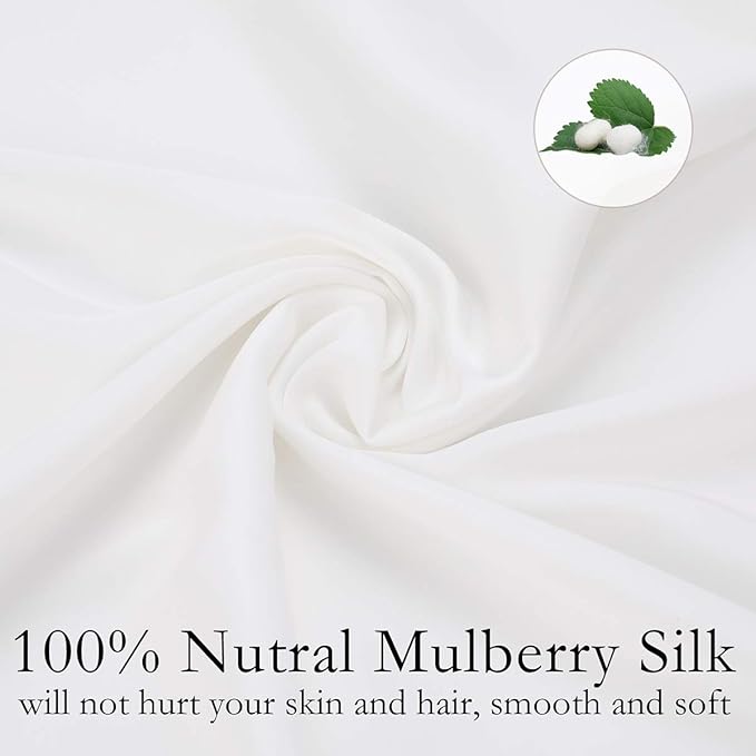 Mulberry Silk Hypoallergenic Pillowcase Set - King - 2 Pack
