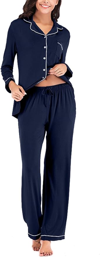 Women's Pajama Set - Long Sleeve - 2 Piece