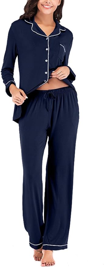 Women's Pajama Set - Long Sleeve - 2 Piece