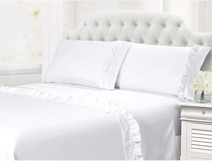 Bed Sheet Set - Queen - 15 in Deep Pocket - 4 Piece