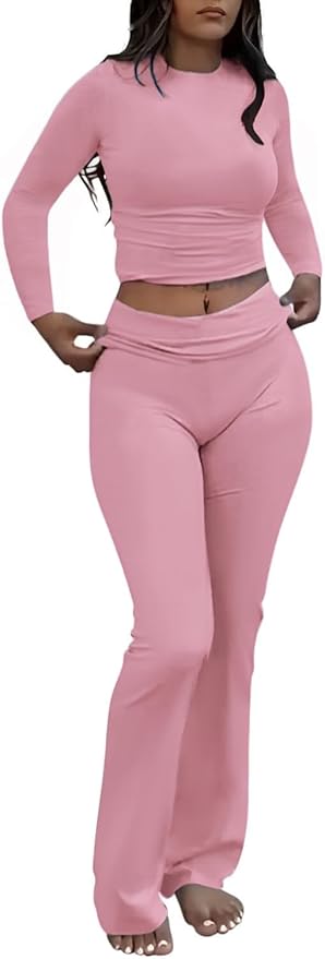 Women's Pants Pajama Set - Long Sleeve - 2 Piece