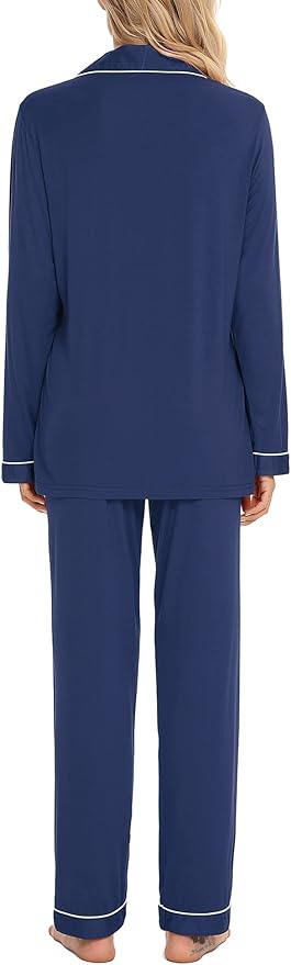 Women's Pants Pajama Set - Long Sleeve - 2 Piece