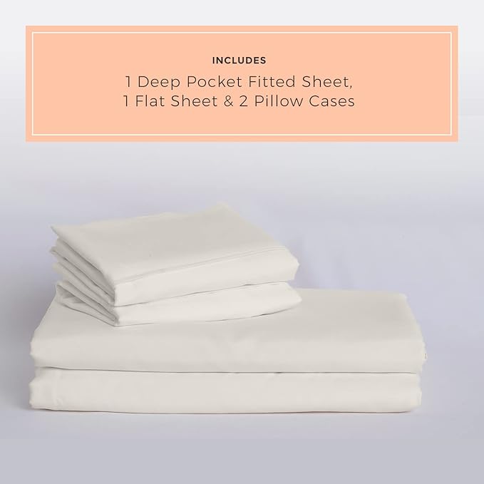 Cooling Bed Sheet Set - Full - 4 Piece