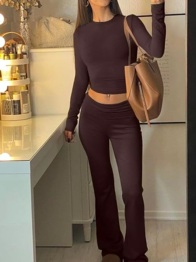 Women's Pants Pajama Set - Long Sleeve - 2 Piece