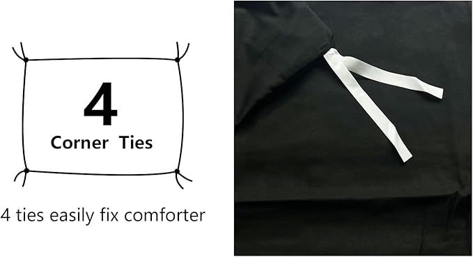 Microfiber Duvet Cover Set - Queen - 3 Piece