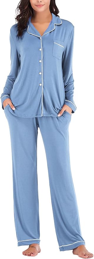 Women's Pajama Set - Long Sleeve - 2 Piece