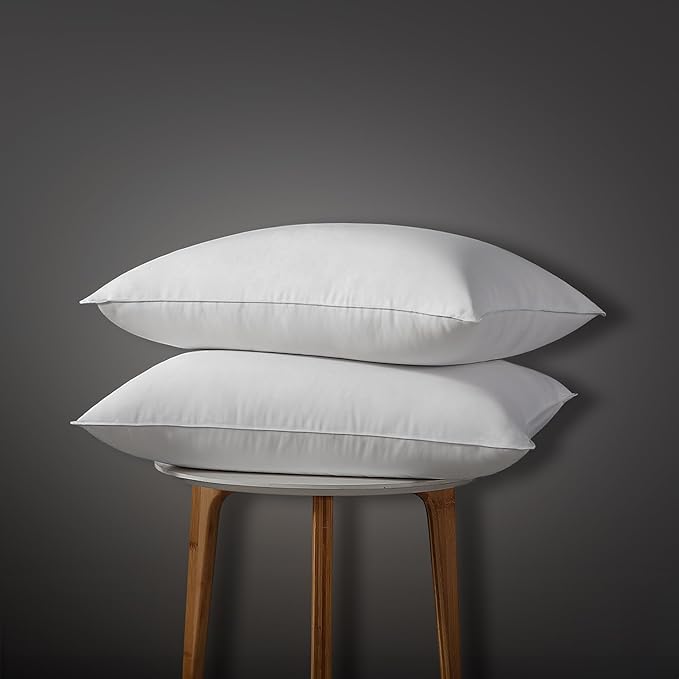 100% Cotton Bed Pillow - King - 2 Piece