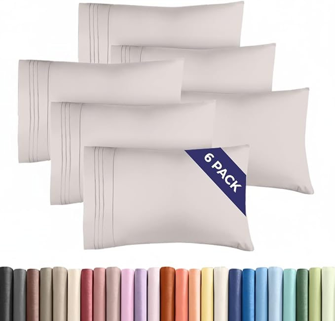 Pillowcase Set - King - 6 Piece