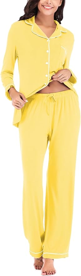 Women's Pajama Set - Long Sleeve - 2 Piece