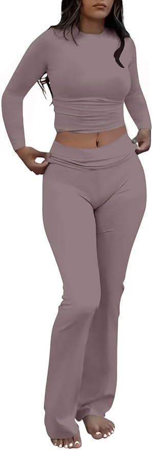 Women's Pants Pajama Set - Long Sleeve - 2 Piece