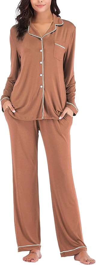 Women's Pajama Set - Long Sleeve - 2 Piece